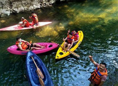Batu Lumpang Garden Tempat Paforit pencinta Body Rafting, Kano dan Kayak
